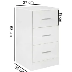 Weiße Kommode Leath