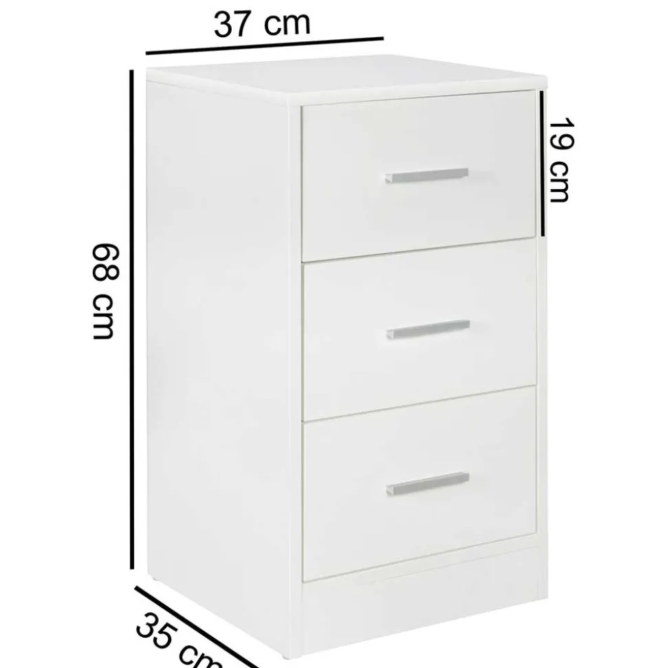 Weiße Kommode Leath