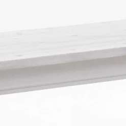 Weiße Massivholz Bank Kalimba