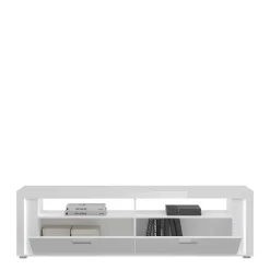 Weiße Wohnzimmer Anbauwand Countrys