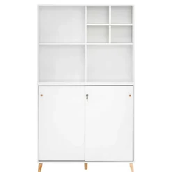 Weißer Aktenordnerschrank Palencial