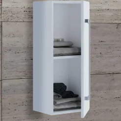 Weißer Bad Wandschrank Selami