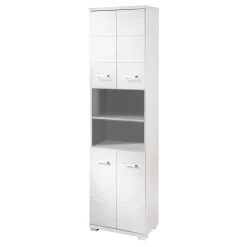 Weißer Badhochschrank Zirco