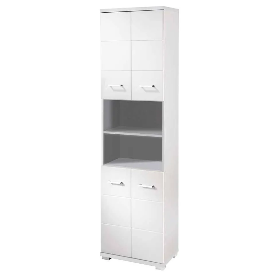 Weißer Badhochschrank Zirco