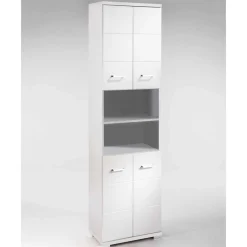 Weißer Badhochschrank Zirco