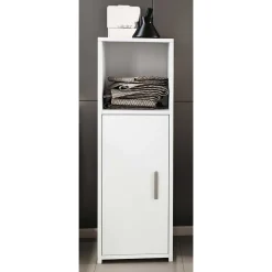 Weißer Badseitenschrank Vimalta