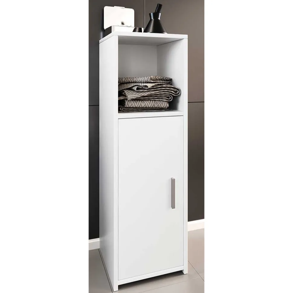 Weißer Badseitenschrank Vimalta