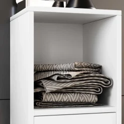 Weißer Badseitenschrank Vimalta
