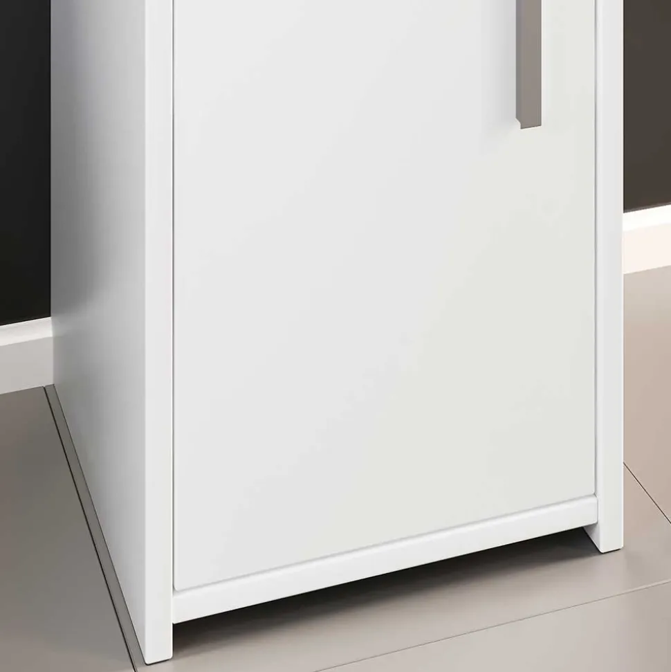Weißer Badseitenschrank Vimalta