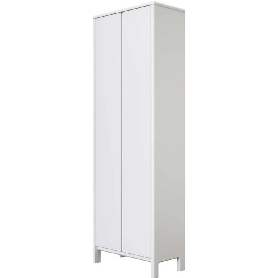 Weißer Dielenschrank Sanakas