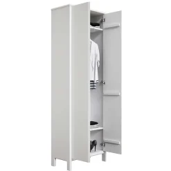Weißer Dielenschrank Sanakas