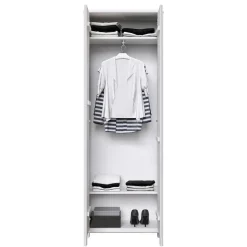 Weißer Dielenschrank Sanakas
