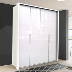 Weißer Falttürenschrank Grinzia