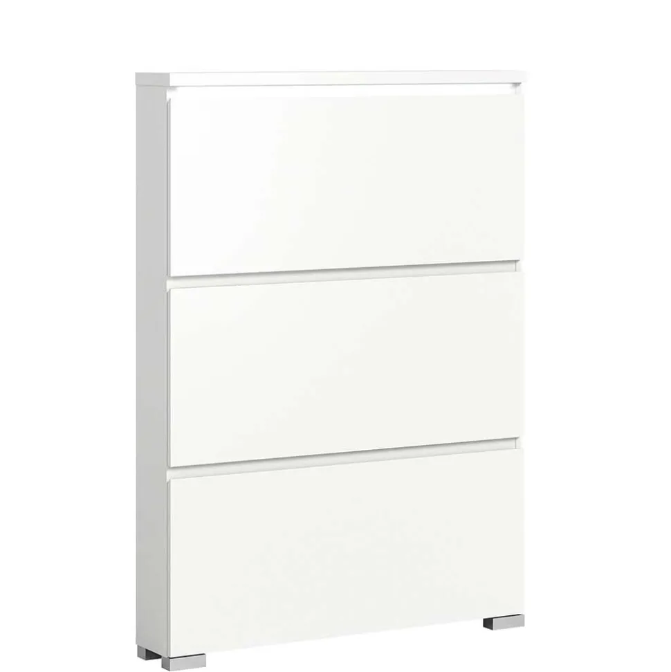Weißer Garderobenschuhschrank Filicudio