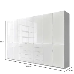 Weißer Kleiderschrank Bean