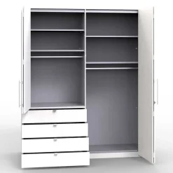 Weißer Kleiderschrank Emiliano