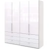 Weißer Kleiderschrank Grinzia