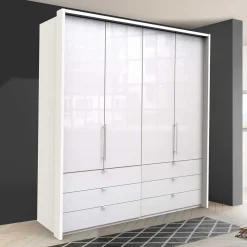 Weißer Kleiderschrank Grinzia