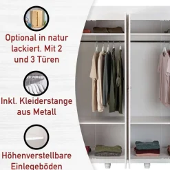 Weißer Kleiderschrank Pasterra