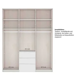 Weißer Kleiderschrank Tudana