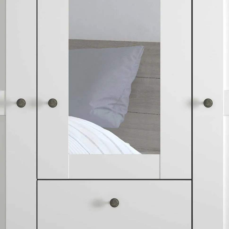 Weißer Kleiderschrank Tudana