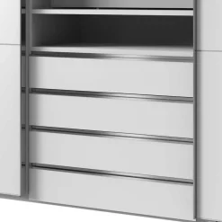 Weißer Schiebetürenschrank Lymesca