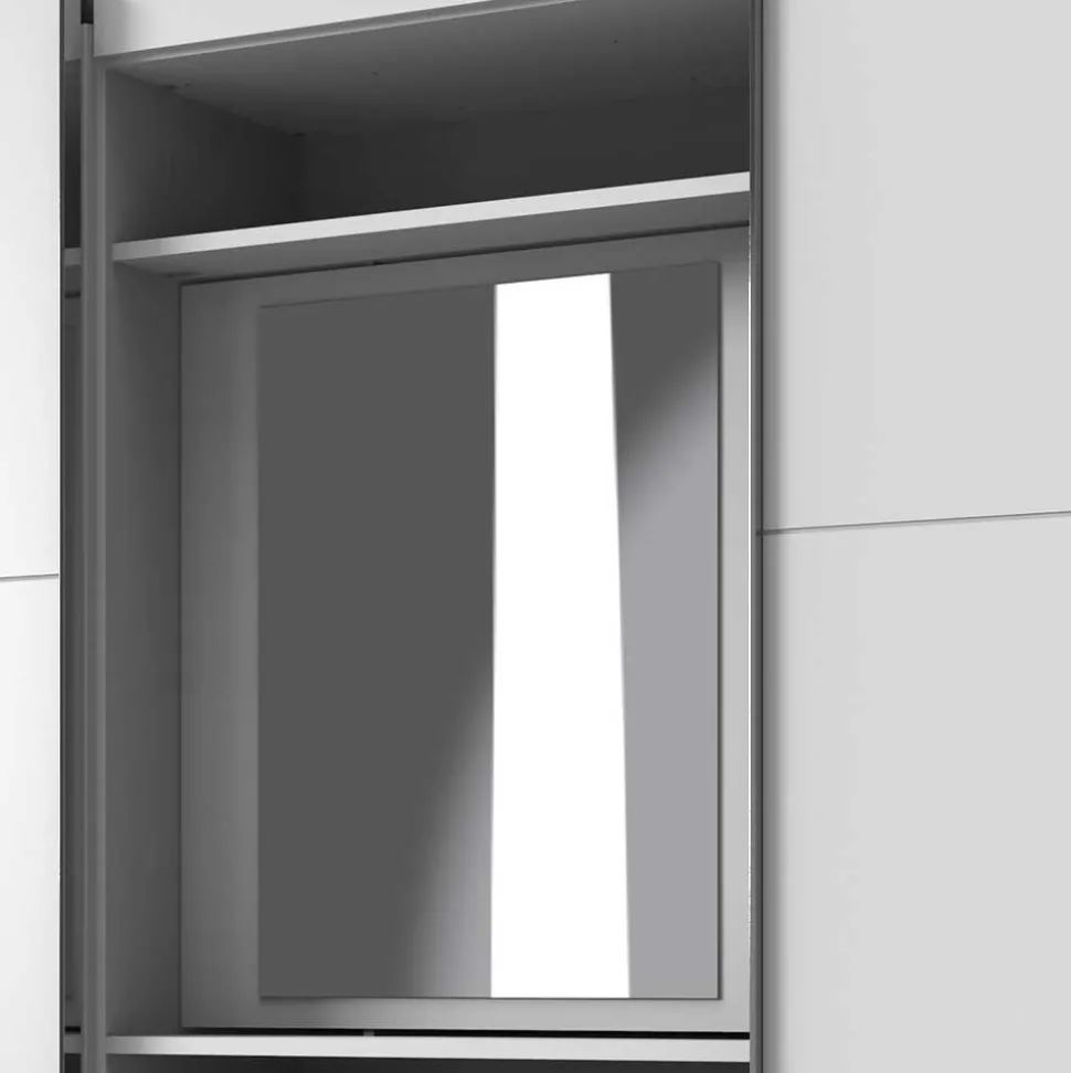 Weißer Schiebetürenschrank Lymesca