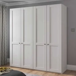 Weißer Schlafzimmerschrank Tudana
