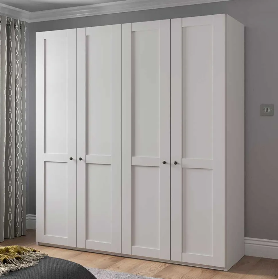 Weißer Schlafzimmerschrank Tudana