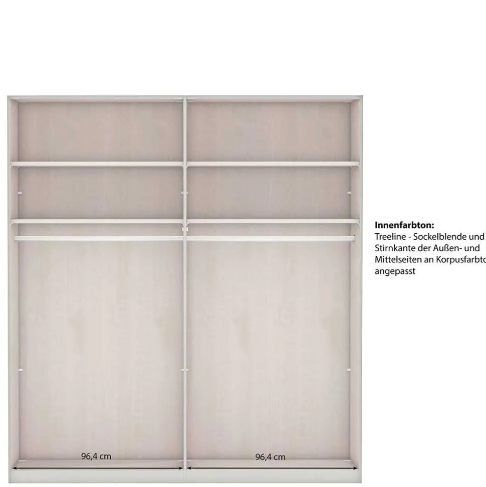 Weißer Schlafzimmerschrank Tudana