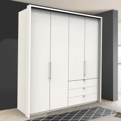Weißer Schlaufraumschrank Emiliano