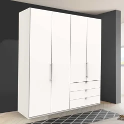 Weißer Schlaufraumschrank Emiliano