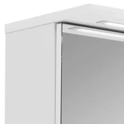Weißer Spiegelschrank Inabaros