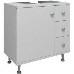 Weißer Waschbeckenschrank Osmin