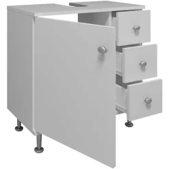 Weißer Waschbeckenschrank Osmin
