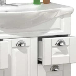 Weißer Waschbeckenschrank Exmadura