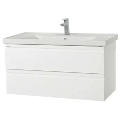 Weißer Waschbeckenschrank Valtte