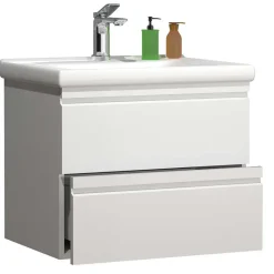 Weißer Waschbeckenschrank Valtte