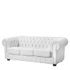 Weißes Chesterfield Sofa Jymm