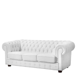 Weißes Chesterfield Sofa Jymm
