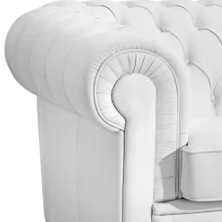 Weißes Chesterfield Sofa Jymm