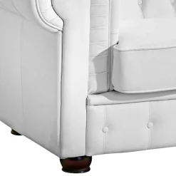 Weißes Chesterfield Sofa Jymm