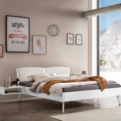 Weißes Doppelbett Lesgon
