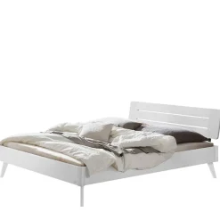 Weißes Doppelbett Sharay