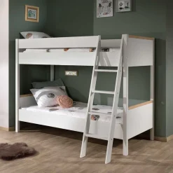 Weißes Etagenbett Vakuum