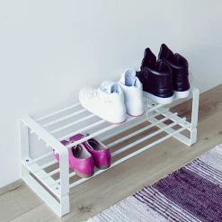 Weißes Schuhregal Gosdina