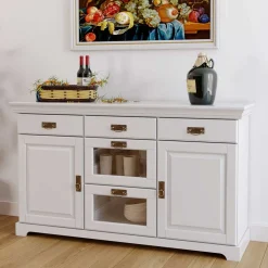 Weißes Sideboard Henjov