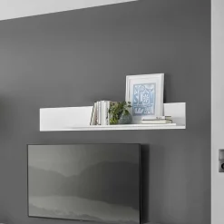 Weißes Wandregal 150 cm Paros