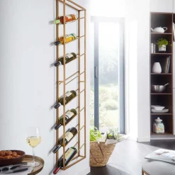 Weinregal Goldfarben Angie