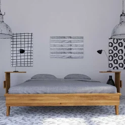 Wildeiche Bett Carilla